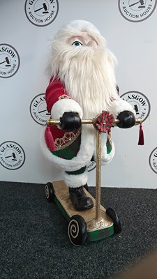 Lot 146 - Small Santa On A Scooter 3FT - Used