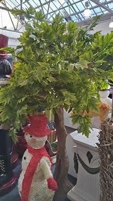 Lot 262 - Large artificial tree approx 7ft tall