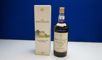 Lot 57 - The Macallan 12 YO Sherry Oak Single highland Malt Scotch Whisky - New