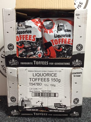 Lot 40 - 2 boxes of liquorice toffees by walkers
