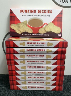 Lot 28 - 10 packs of dunking dickies shortbread