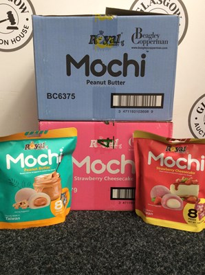 Lot 136 - 2 boxes of mochi by royal family, 22 bags