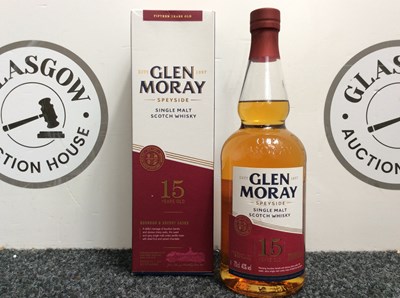 Lot 164 - Glen Moray Speyside single malt scotch whisky aged 15 years