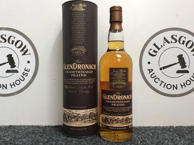 Lot 181 - Glendronach traditionally peated highland single malt scotch whisky