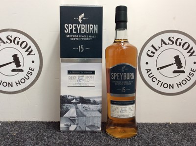 Lot 185 - Speyburn Speyside single malt scotch whisky aged 15 years
