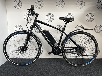 Lot 81 - Carrera Crossfire E Mens Electric Hybrid Bike, 19” Frame F&R Disc Break, Electric Bell & Lights. With Charger & Key - Like New