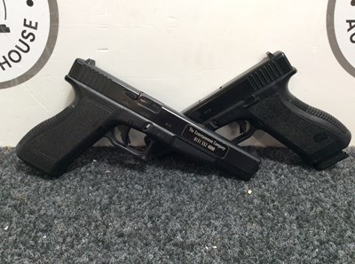 Lot 45 - 2 prop air soft pistols in non-functioning state