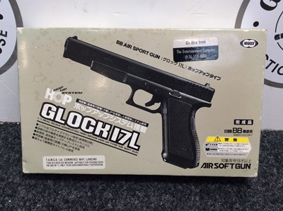 Lot 47 - Glock17l prop air soft pistol in box