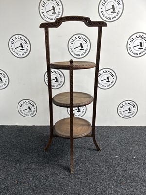 Lot 119 - Small wooden side table