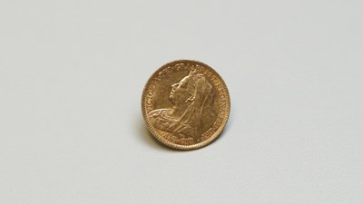 Lot 11 - 1899 Half Gold Sovereign coin