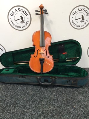 Lot 230 - The Stentor Student Company Violin With Bow & Hardcase - Used
