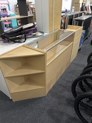 Lot 254 - Wooden Till Counter - Used