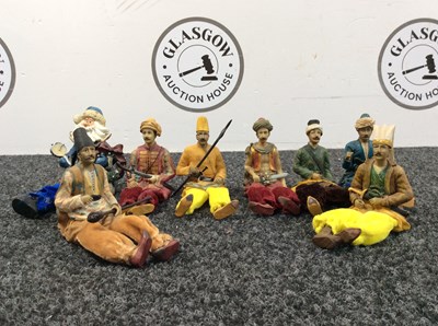 Lot 70 - 8 Figures, 7 Small Ottoman Figures & One Santa - Used