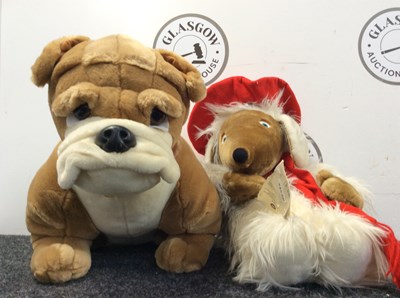 Lot 34 - Two Soft Toys, One Bulldog & One Womble - New