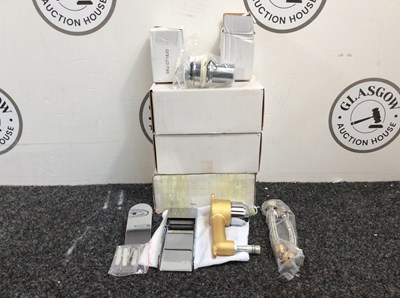 Lot 167 - 3 Bathroom Waterfall Taps & 2 Sink Drains - New