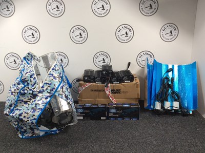 Lot 213 - Qty Of Plant Growing Lights & Power Cords - New