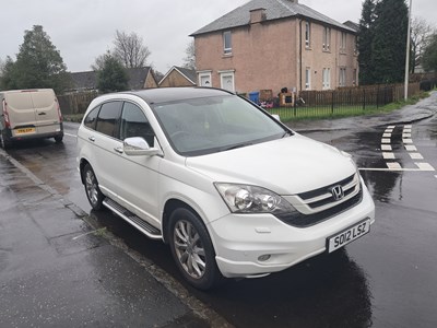 Lot 115 - Honda CR-V, 2.2 Diesel, Automatic, EX Model. 2 Keys, First Registered 29/03/2012 - MOT Till 30/05/26, Full Service History, Genuine 53k miles, 2 Former Keepers - Used