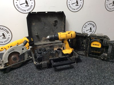 Lot 234 - 3 DeWalt Power Tools - Used