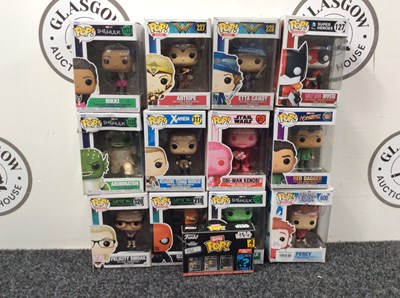 Lot 166 - 12 pop hero figures .....