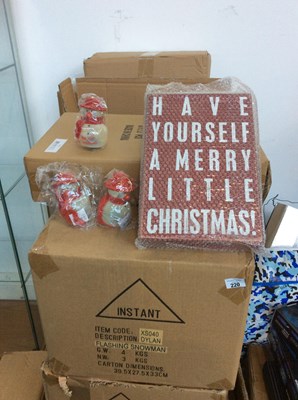 Lot 212 - Quantity of new named Xmas stock
