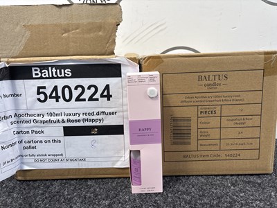 Lot 168 - 20 Grapefruit & Rose Scented Luxury Defusers - New