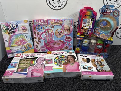 Lot 163 - Qty of Girls Toys inc Rainbow High, Jewellery Making kits & More - New