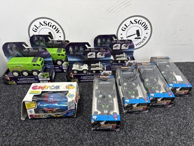Lot 18 - Qty of Toy Cars inc RC Express F1 Cars & Disney Pixar Lightyear Emergency Vehicle & Space Buggy - New