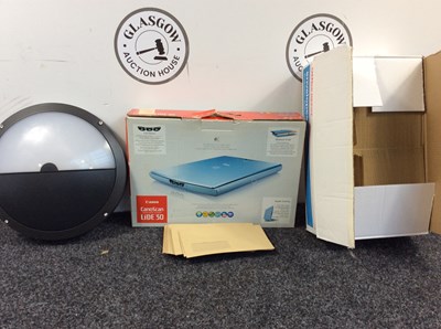Lot 239 - Office envelopes, scanner and light bundle