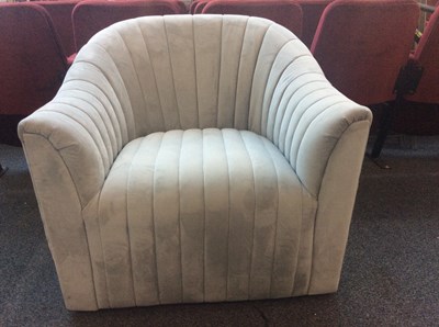 Lot 268 - 1920’s Style velvet lounge chair-new