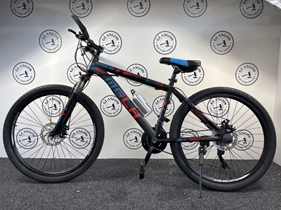 Lot 145 - MGLH 26" Wheel Sport Mountain Bike Front & Rear Disk Breaks, Black/Blue/Red - New