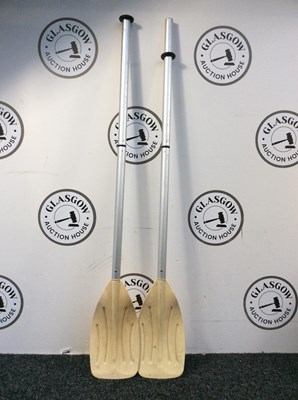 Lot 12 - Two Dinghy Paddles - Used