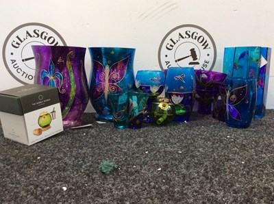 Lot 30 - Box Of Glass Decorations, Including Orkney Glass & The Bubble Bauble Company - New