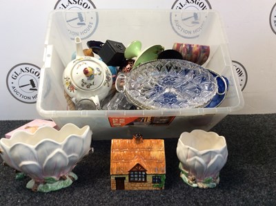 Lot 39 - Large Boc Of Ceramics & Glassware - Used