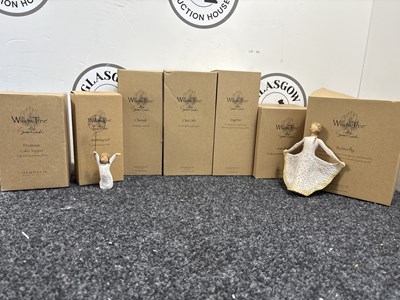 Lot 60 - 7 Willow Tree Ceramic Ornaments - New