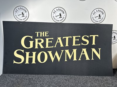 Lot 49 - The Greatest Showman Sign - Used
