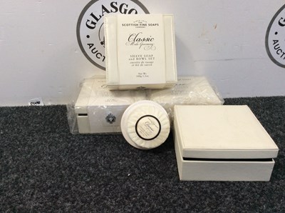 Lot 67 - 4 Shave Soap & Bowl Sets - New