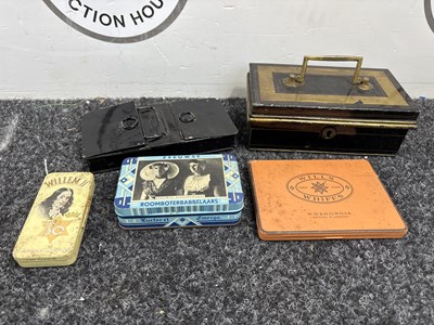 Lot 69 - 5 Metal Trinket Tins - Used