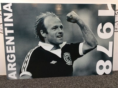 Lot 85 - Archie Gemmill Argentina 1978 Poster - Used