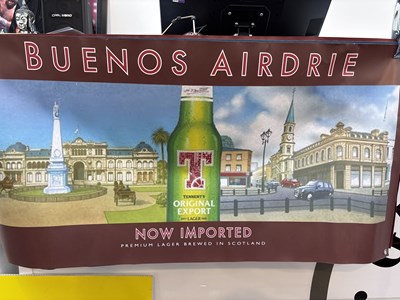 Lot 90 - 5 Tennents Banners - Used