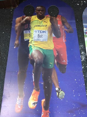 Lot 95 - Two Sports Cut Outs - Used