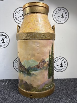 Lot 97 - Painted Milk Container - Used