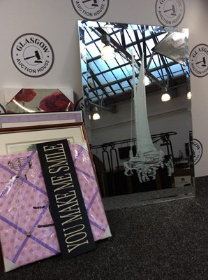 Lot 116 - Qty Of Mirrors & Pictures - Used