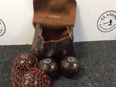 Lot 126 - Set Of Lawn Bowls - Used