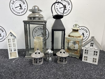 Lot 130 - 8 Lanterns In Various Styles & Sizes - Used