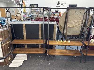 Lot 170 - Two Shelving & Hook Racks - Used