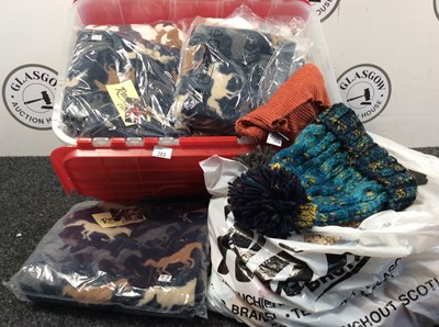 Lot 203 - Box Of Clothes, Hats, Jumpers & More - New