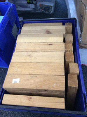 Lot 209 - Large Block Jenga Set - Used