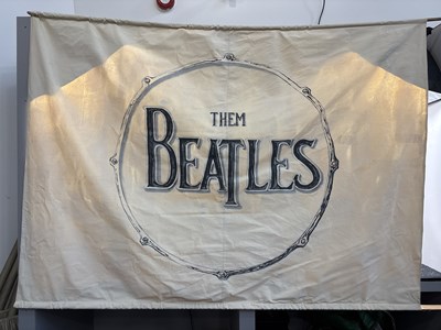 Lot 198 - Large Hanging Beatles Canvas - Used