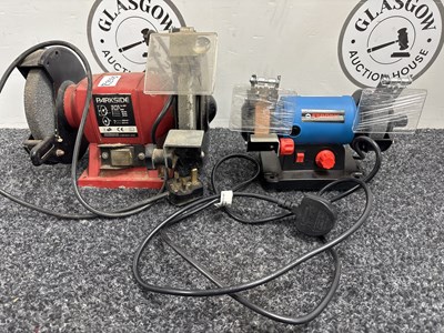 Lot 164 - Ferrex & Parkside Bench Grinder - Used