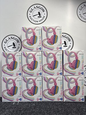 Lot 26 - 10 Boxes of More Colours Wireless Headphones - New